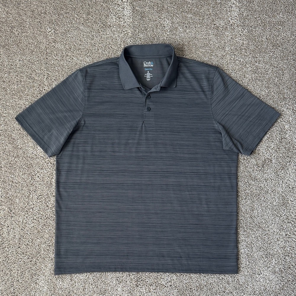 Croft & Barrow Quick Dry Striped Polo